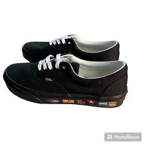 Vans Market Era Low Skate Shoes Neon Black Unisex size women’s 9.5 men’s 8 NWOT